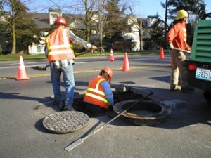 Square Manhole Repair