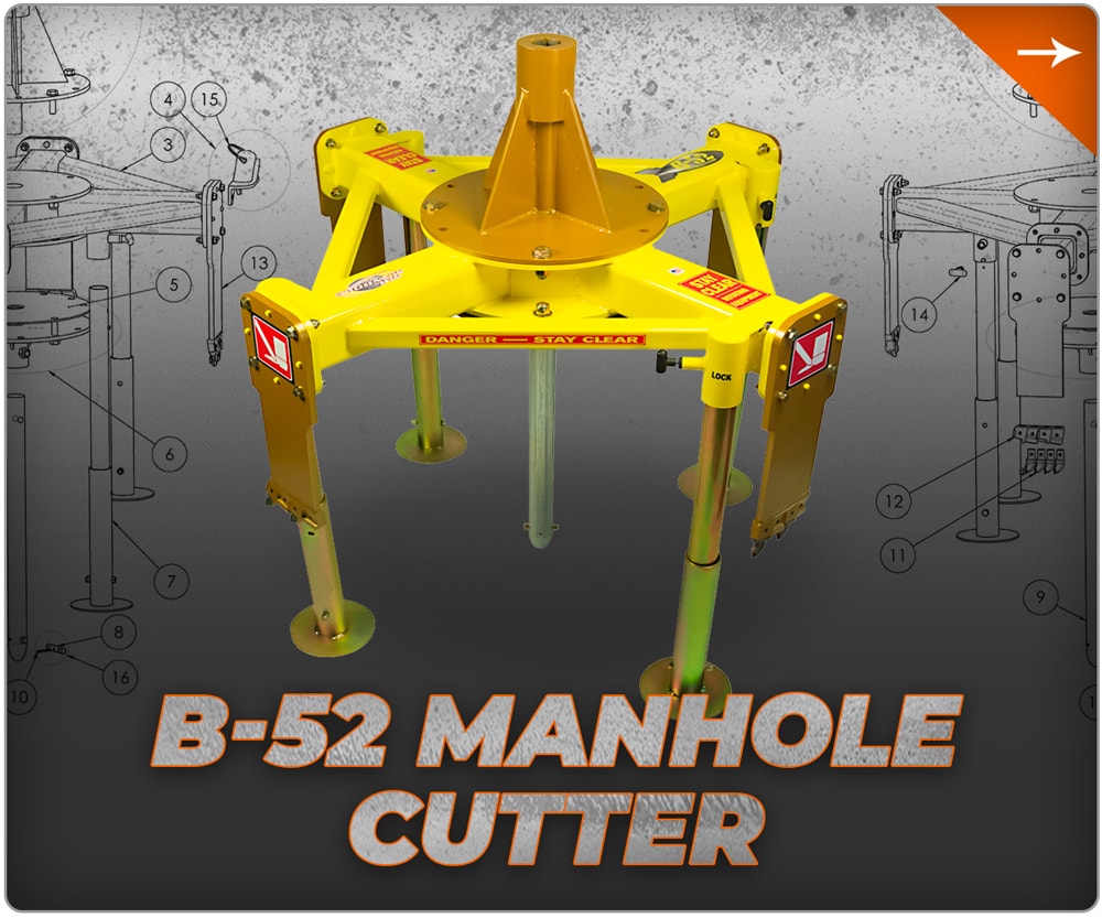 b-52 manhole cutter product image