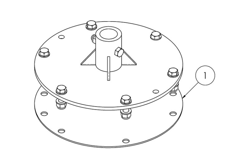 Bottom Drive Kit B52, Gold Series, & Platinum Series Mr. Manhole