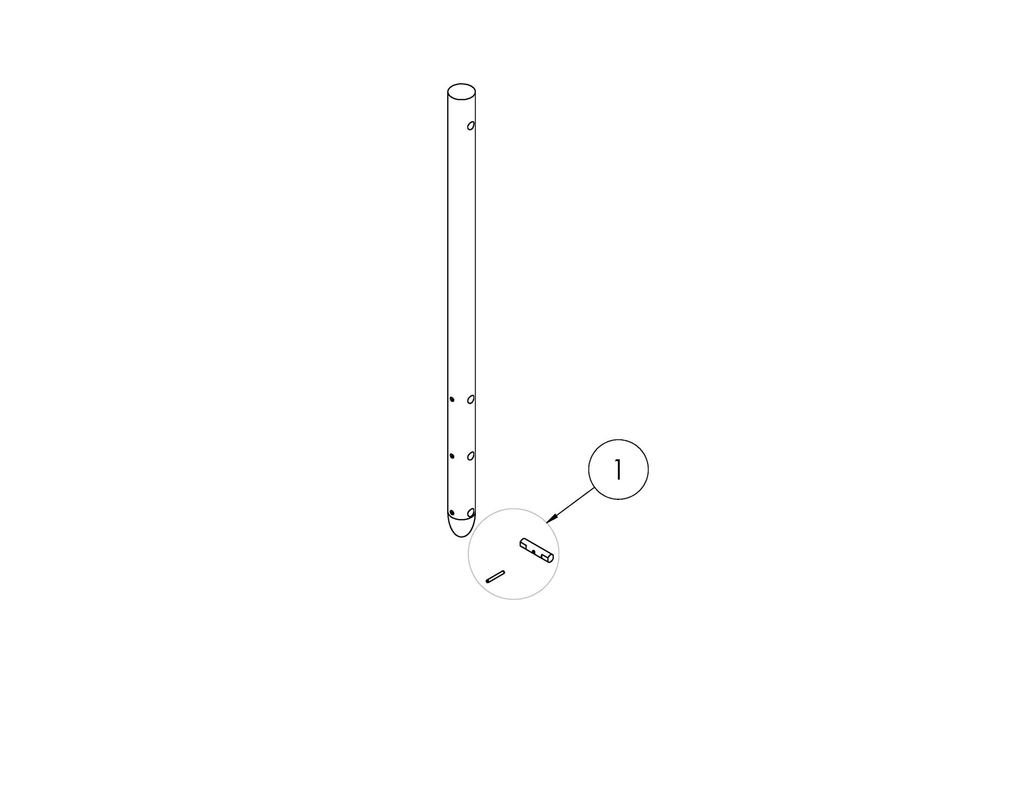 Extended Guide Shaft Gold Series & B-52 47" - Mr. Manhole