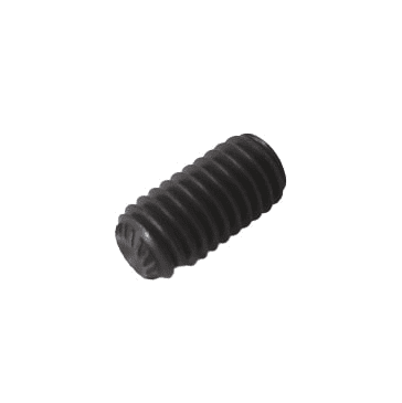 Hex Drive Knurled Cup Point Black Oxide Set Screw
